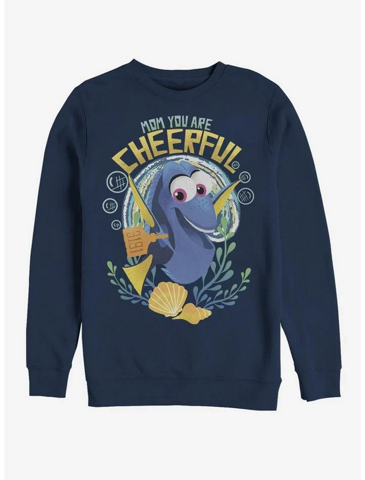 Promo ✔️ Disney Pixar Finding Dory Cheerful Mom Crew Sweatshirt 😍