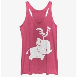 Flash Sale 🎁 Disney Moana Pua And Hei Hei 👧 Girls Tank 👍