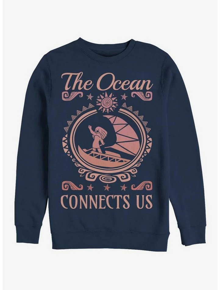 Buy 🤩 Disney Moana Connect Us Crew Sweatshirt ⭐