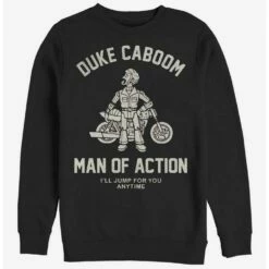 Top 10 😍 Disney Pixar Toy Story 4 Duke Caboom Crew Sweatshirt 🎁