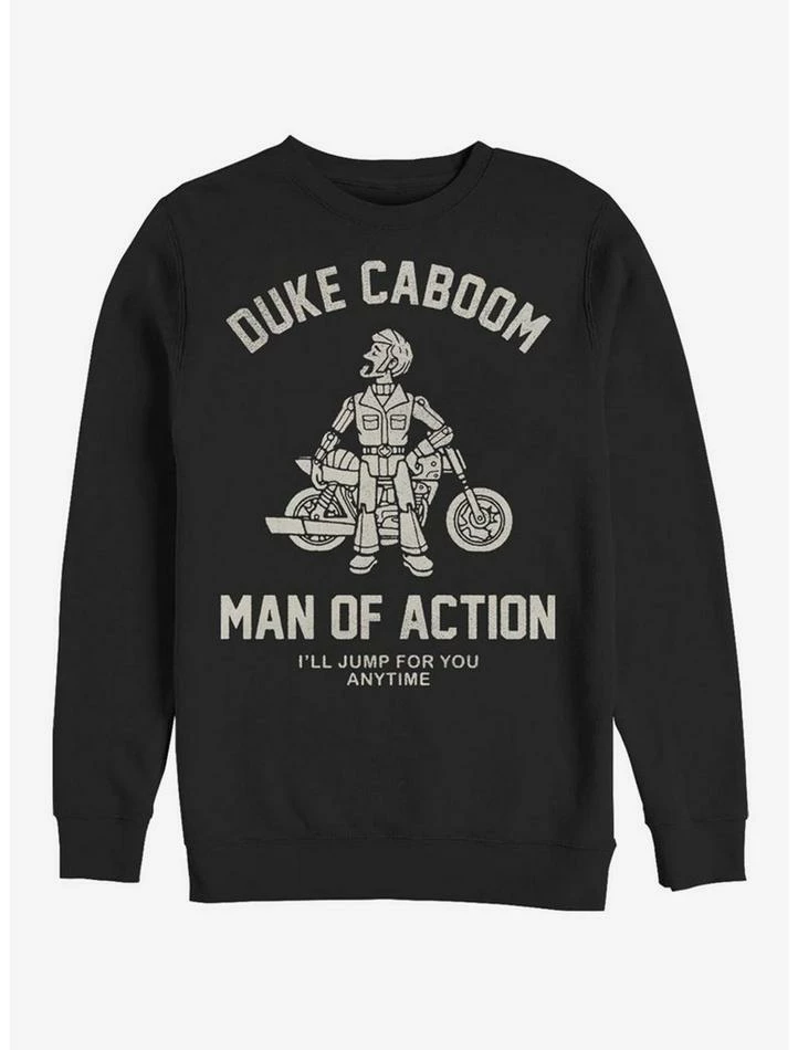 Top 10 😍 Disney Pixar Toy Story 4 Duke Caboom Crew Sweatshirt 🎁