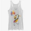 New ✔️ Disney Pixar Up Kevin's Feathers 👧 Girls Tank 😉
