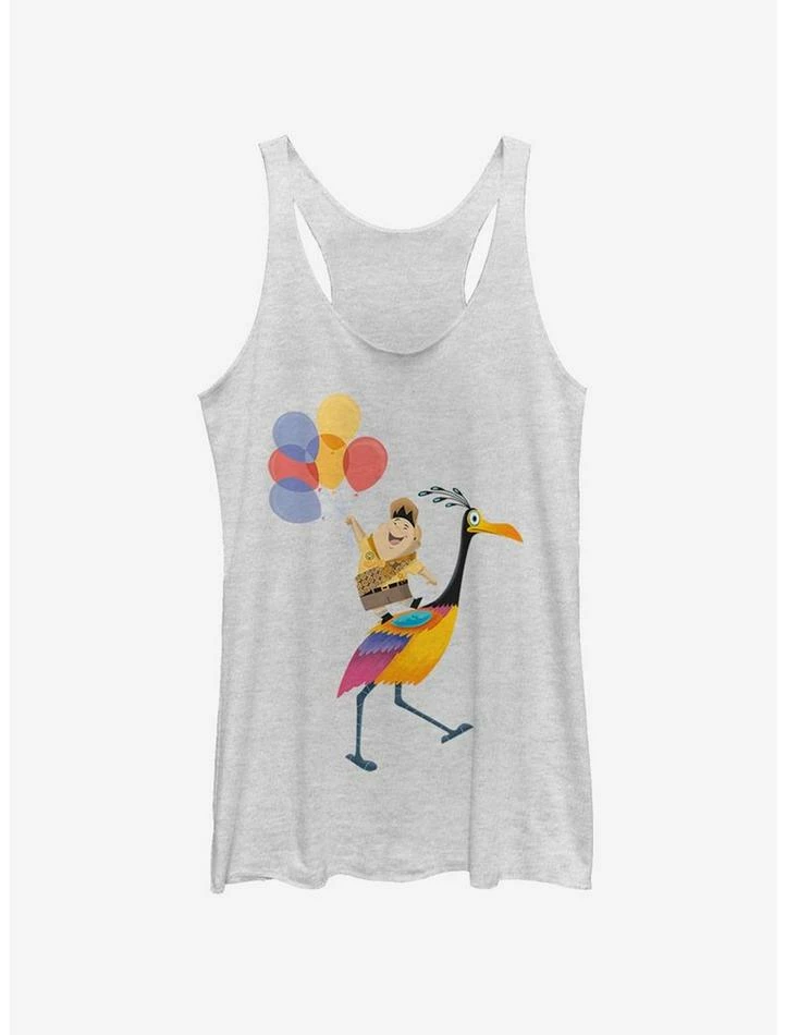 New ✔️ Disney Pixar Up Kevin's Feathers 👧 Girls Tank 😉
