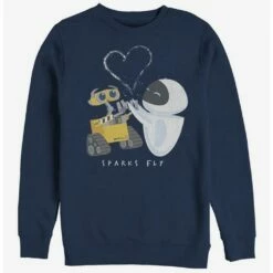 Buy ⌛ Disney Pixar Wall-E Sparks Fly Crew Sweatshirt 😍