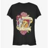 Hot Sale 😉 Disney Lady And The Tramp Lady Tramp Tatoo 👧 Girls T-Shirt 🧨