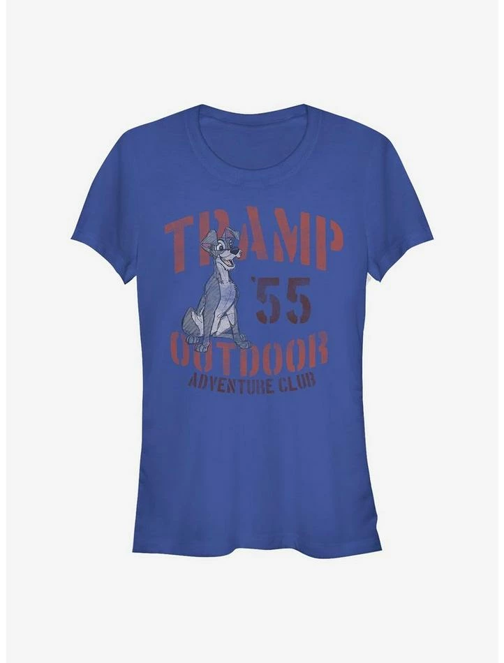 Outlet 😀 Disney Lady And The Tramp Outdoor Tramp 👧 Girls T-Shirt 😀