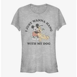 Best deal 👍 Disney Mickey Mouse Mickey 🐕 Dog Fill Lover 👧 Girls T-Shirt 🥰