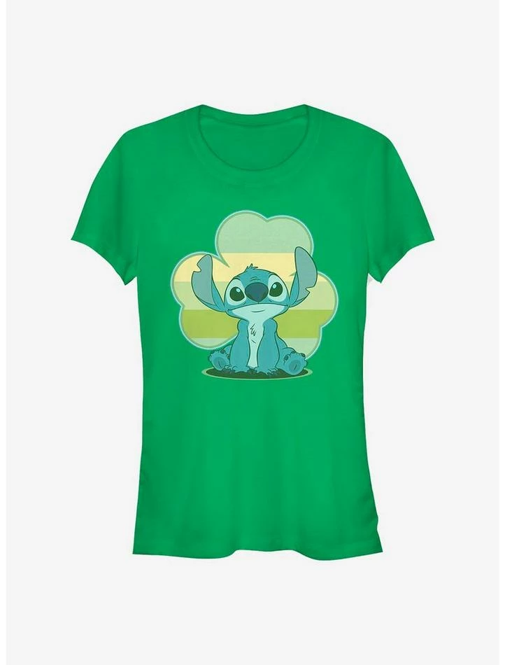 Best Pirce ๐ Disney Lilo & Stitch Lucky Stitch ๐ง Girls T-Shirt ๐