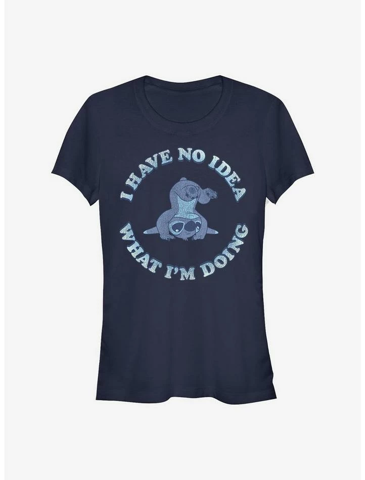 Best deal 😉 Disney Lilo & Stitch No Idea 👧 Girls T-Shirt ✨