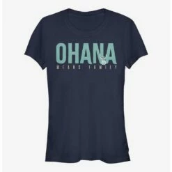 Coupon 🤩 Disney Lilo & Stitch Ohana Bold 👧 Girls T-Shirt 😀