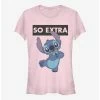 Promo 🛒 Disney Lilo & Stitch So Extra 👧 Girls T-Shirt 😍