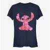 Best Pirce 🔔 Disney Lilo & Stitch Heart Fill 👧 Girls T-Shirt 😀