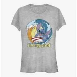 Promo 👏 Disney Lilo & Stitch Surf 👧 Girls T-Shirt ✔️