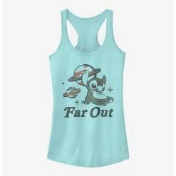 Best deal ❤️ Disney Lilo & Stitch Far Out Stitch 👧 Girls Tank 😀