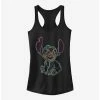 Buy ⭐ Disney Lilo & Stitch Neon Stitch 👧 Girls Tank 💯