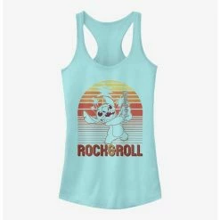 Best Pirce ⭐ Disney Lilo & Stitch Rock And Roll Stitch 👧 Girls Tank 🔥