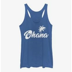 Best Sale 🥰 Disney Lilo & Stitch Sillhouette Ohana 👧 Girls Tank 🎁