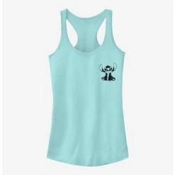 Best Pirce ❤️ Disney Lilo & Stitch Vintage Lined Stitch 👧 Girls Tank 🎁