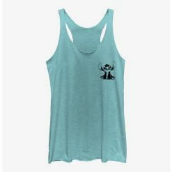 Best deal ⭐ Disney Lilo & Stitch Vintage Lined Stitch 👧 Girls Tank 🤩