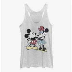 Outlet 🔥 Disney Mickey Mouse Mickey Minnie Retro 👧 Girls Tank 🎁