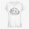 New 🥰 Disney Alice In Wonderland Alice And Rabbit 👧 Girls T-Shirt ✔️