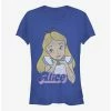 Best Pirce 😀 Disney Alice In Wonderland Big Alice 👧 Girls T-Shirt 😀