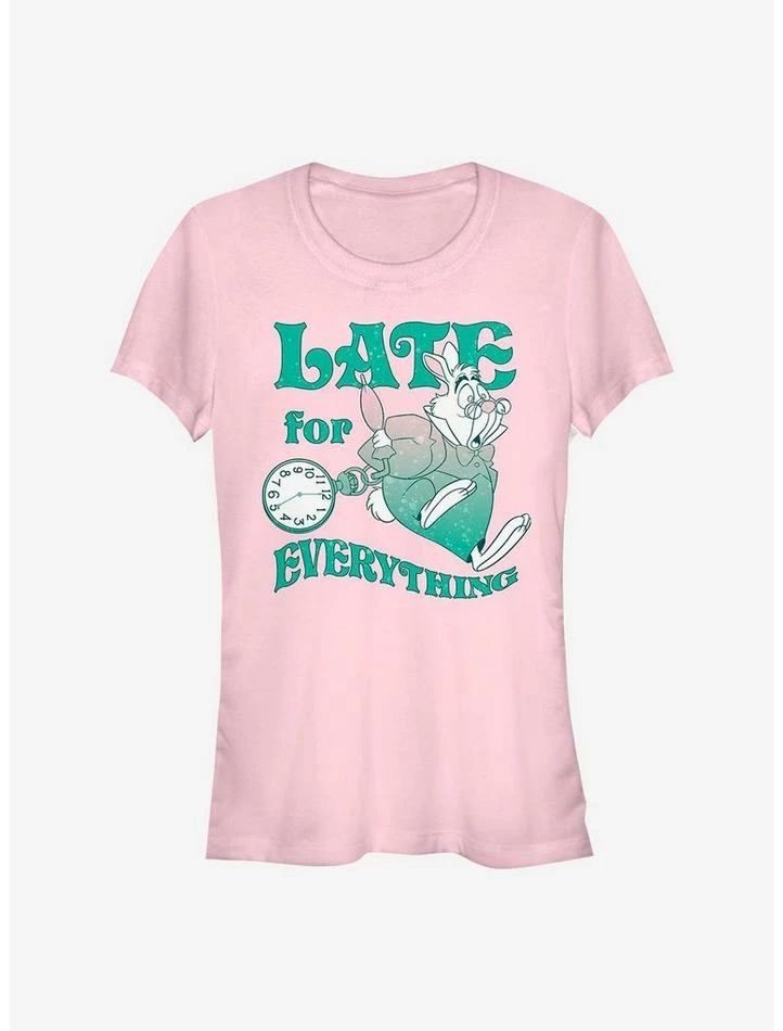 Wholesale ✔️ Disney Alice In Wonderland Late White Rabbit 👧 Girls T-Shirt ⌛