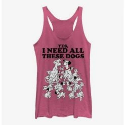 Hot Sale 😉 Disney 101 Dalmatians All These 🐕 Dogs 👧 Girls Tank ✔️