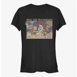 Best Pirce 😀 Disney Alice In Wonderland Spill The Tea 👧 Girls T-Shirt ⭐