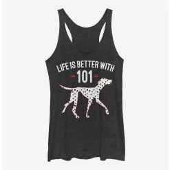Best deal 🎉 Disney 101 Dalmatians Better With 👧 Girls Tank ⌛