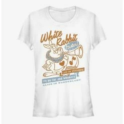Hot Sale 😉 Disney Alice In Wonderland 👧 Girls T-Shirt Rabbit 👧 Girls T-Shirt 😀