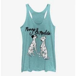 Flash Sale 🤩 Disney 101 Dalmatians Pongo And Perdita 👧 Girls Tank 👍