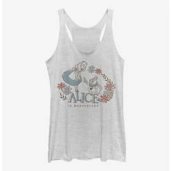 Best deal ✔️ Disney Alice In Wonderland Alice And Rabbit 👧 Girls Tank 🛒