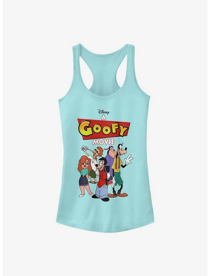 Brand new 👏 Disney A Goofy Movie Logo Group 👧 Girls Tank ⭐