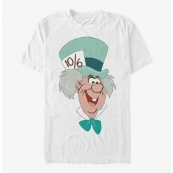 Cheap 🔔 Disney Alice In Wonderland Mad Hatter Big Face T-Shirt 🔥