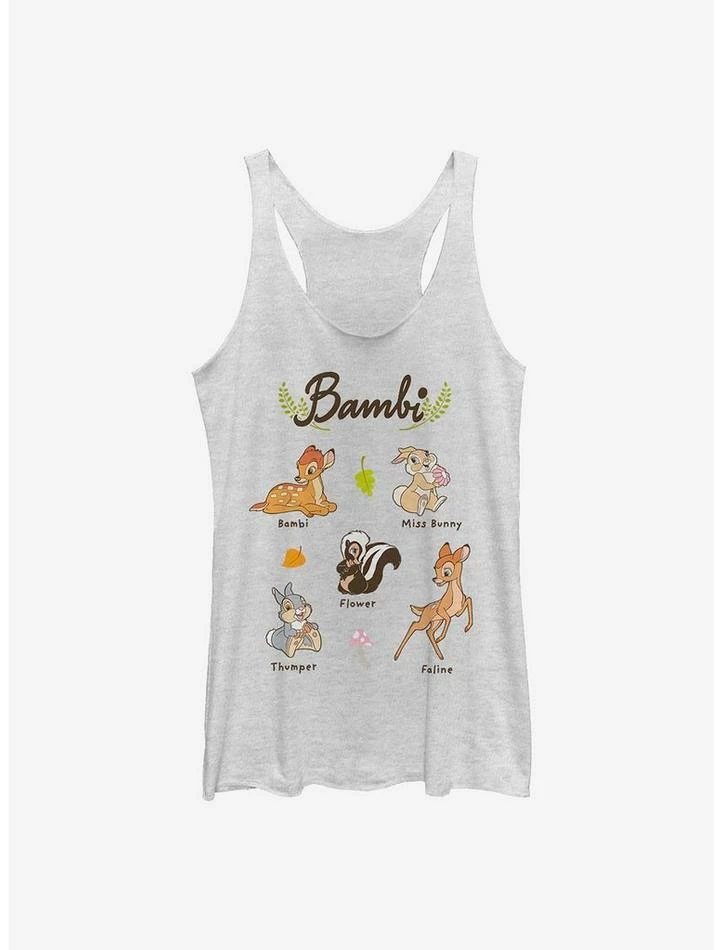 Cheapest 🌟 Disney Bambi Textbook 👧 Girls Tank 🥰