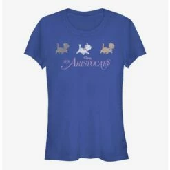 Best Pirce 🥰 Disney The Aristocats Walk By Logo T-Shirt 😉