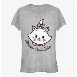 Outlet 🔥 Disney The Aristocats Because I'm A Lady 👧 Girls T-Shirt 🔔