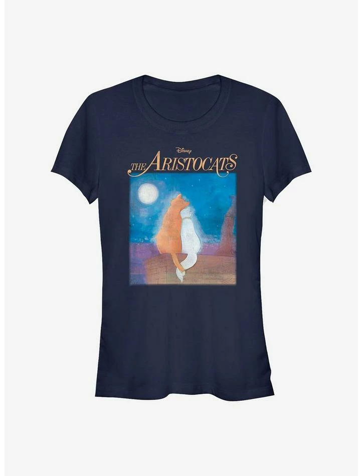 Cheapest 🔥 Disney The Aristocats Night Sky Stars 👧 Girls T-Shirt ✨
