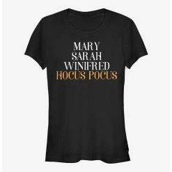 Buy 🥰 Disney Hocus Pocus Name Stack 👧 Girls T-Shirt 😉
