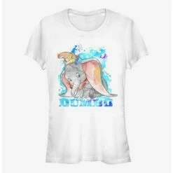 Cheap 👍 Disney Dumbo Watercolor Dumbo 👧 Girls T-Shirt 🛒