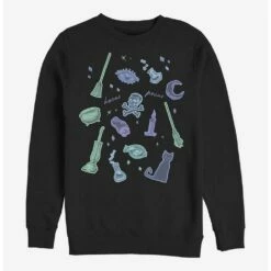 Promo 🤩 Disney Hocus Pocus Spooky Jumble Crew Sweatshirt 🎁