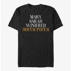 Promo ❤️ Disney Hocus Pocus Name Stack T-Shirt 🎉