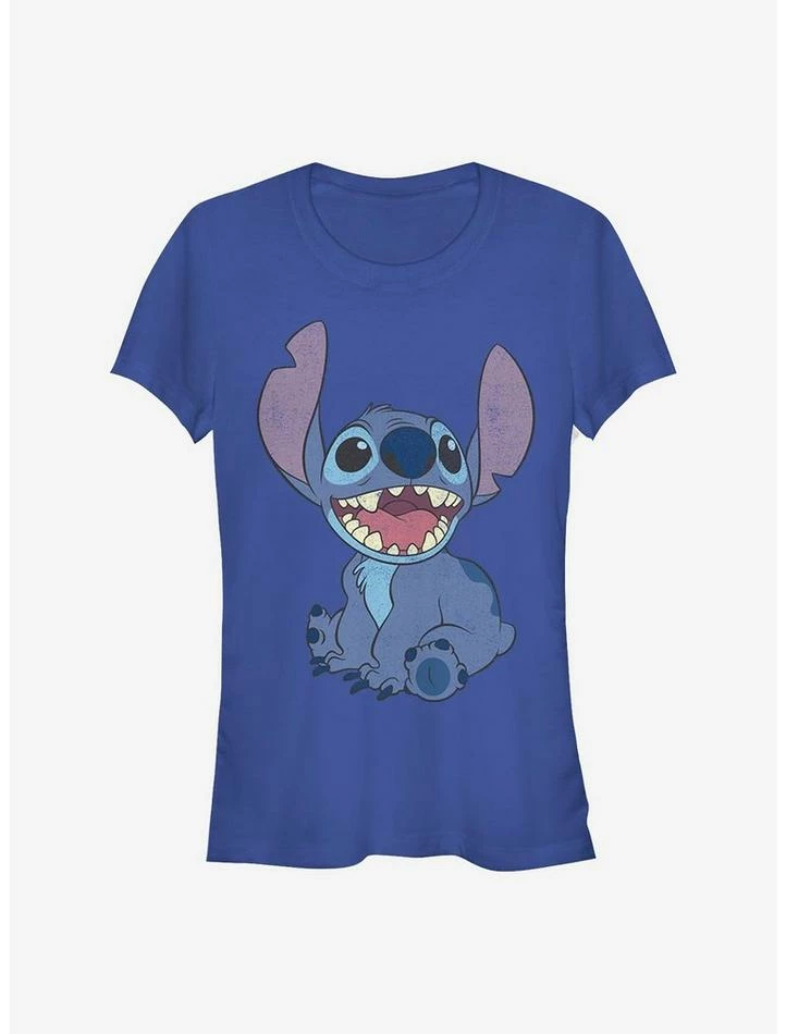 Top 10 ๐ฅฐ Disney Lilo & Stitch Basic Happy Stitch ๐ง Girls T-Shirt ๐ฏ