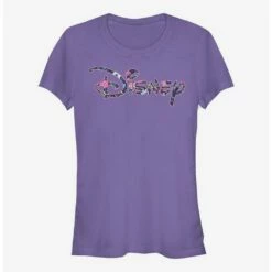 Best reviews of 🎁 Disney Classic Floral Fill Logo 👧 Girls T-Shirt ✔️