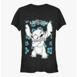 Budget 🎁 Disney Lilo & Stitch Angry 👧 Girls T-Shirt ✔️