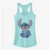 Best Pirce 🔔 Disney Lilo & Stitch Basic Happy Stitch 👧 Girls Tank 👏