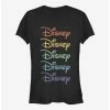 Best Pirce 💯 Disney Classic Logo Rainbow Stacked 👧 Girls T-Shirt 🎁