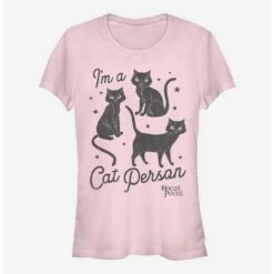 Deals 🛒 Disney Hocus Pocus Cat Person 👧 Girls T-Shirt 🎁