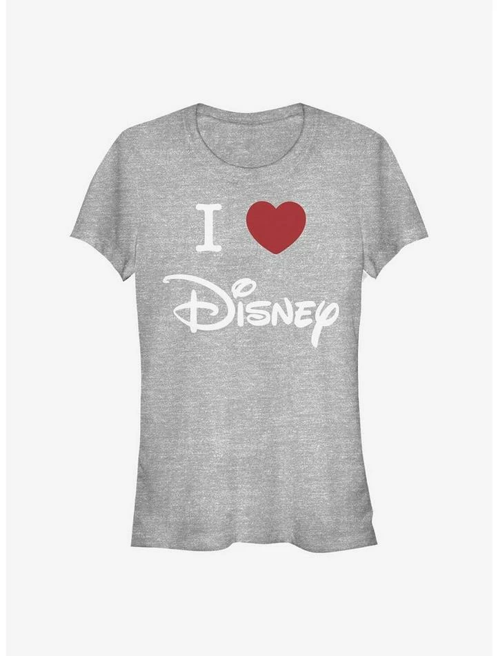 Wholesale ⌛ Disney Classic I Heart Disney Logo 👧 Girls T-Shirt 😉
